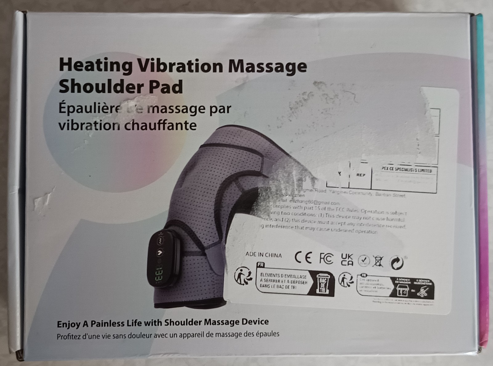 Masseur épaule chauffant relaxant pour soulager le stress au bureau