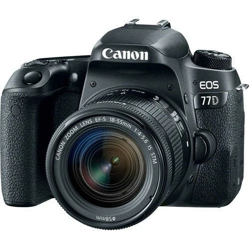 Canon EOS 77D Digital SLR Camera with 18-55mm Lens (International Mode) - Image 2 of 3