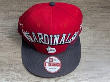 New Era 59Fifty St Louis Cardinals MLB Snapback Hat Red OSFM