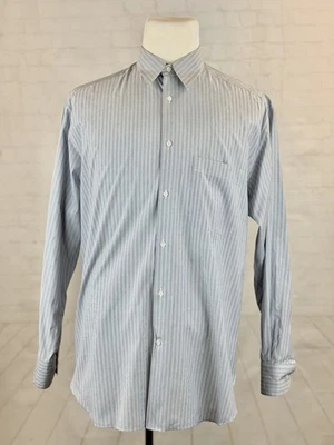Giorgio Armani Striped 100% Cotton Button-Down Dress Shirts for