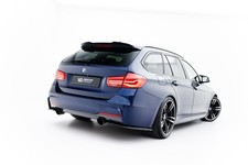 Spoiler CAP für BMW 3er M-Paket Touring F31 Facelift schwarz glanz Heckspoiler