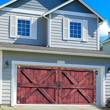 Rustic Barn Door Garage Door Decorations Farmhouse Garage Door Covers Decorative