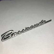 1968 1970 Plymouth Barracuda Fender Emblem 2786559 2898938 Oem Mopar