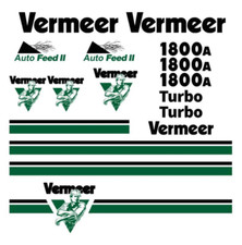 Vermeer BC1800A Kit decalcomania cippatore a spazzola per BC 1800 A