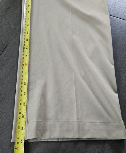 Nike Dri-Fit Golf Pants Mens Standard Fit Khaki Tan Colored Chino Size 34 Preppy - Picture 7 of 9