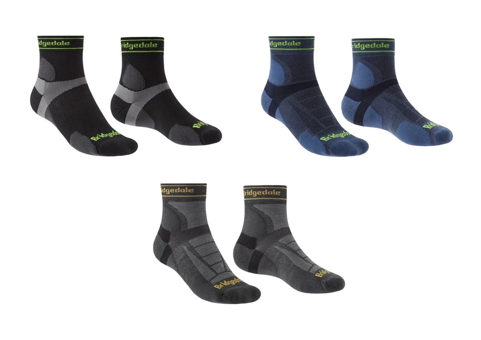 Bridgedale Men's Ultra Light T2 Merino Sport 3/4 Crew Trail Running Socks NEW
Opens in a new window 