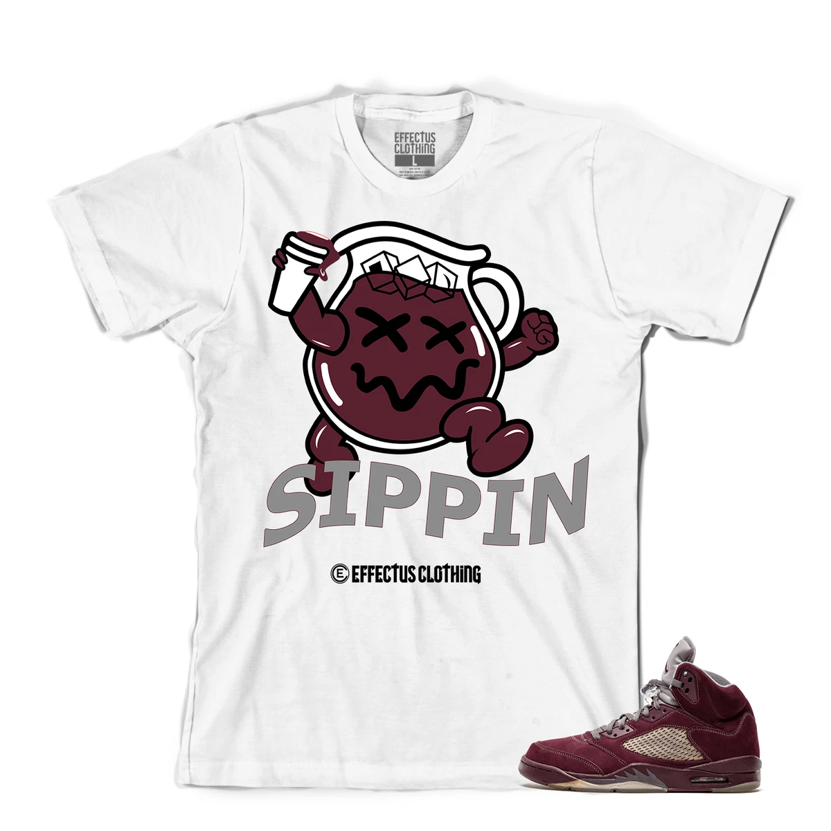 Burgundy sales jordan shirt
