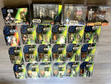 STAR WARS POWER OF THE FORCE 24 FIGURE LOT 19...