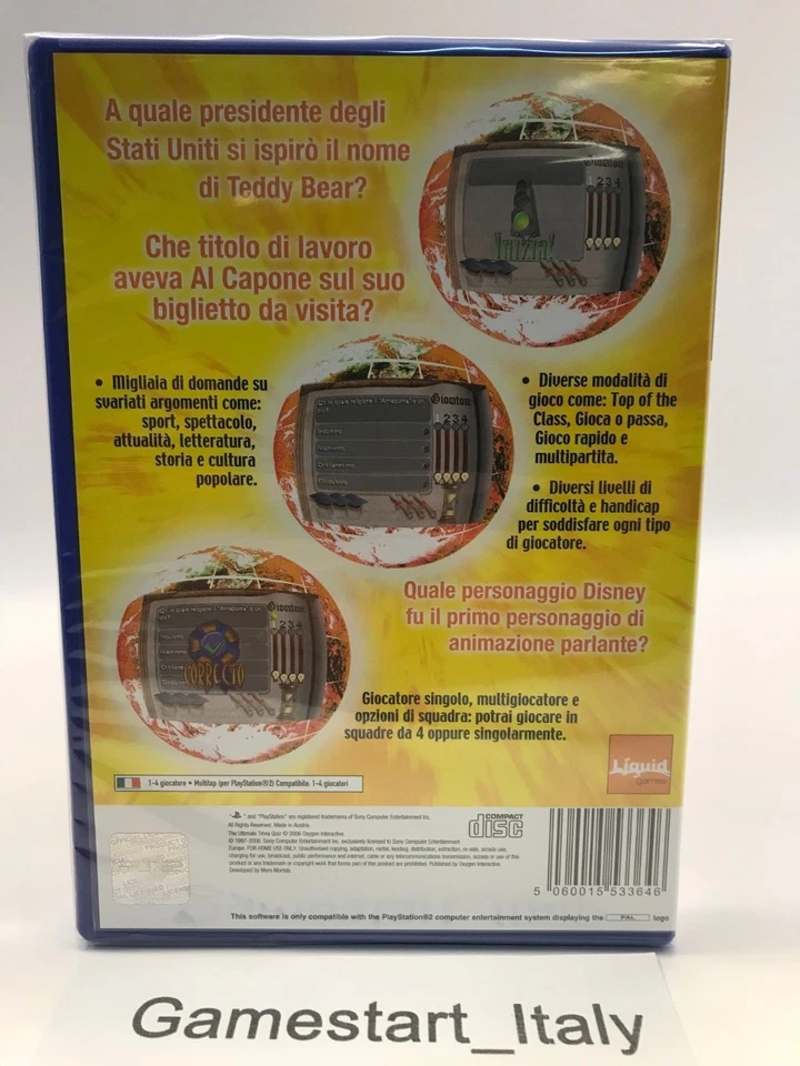 IL GRANDE QUIZ SULLA STORIA GEOGRAFIA E CULTURE - SONY PS2 - VIDEOGIOCO NUOVO - Immagine 2 di 4