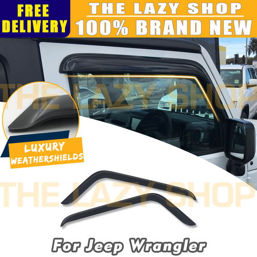 Luxury Weathershields for Jeep Wrangler JK 2D 0718 Weather Shields Sun Visor T eBay