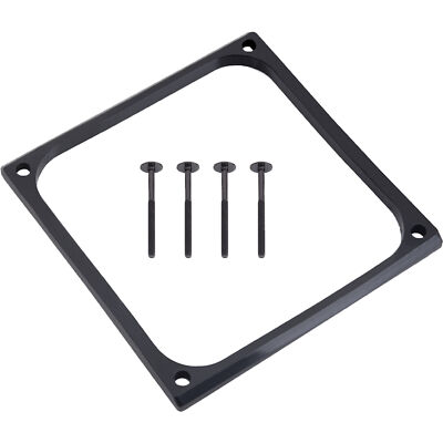 Alphacool Shroud & Entkopplung 120mm (7mm stark), Einbaurahmen, schwarz