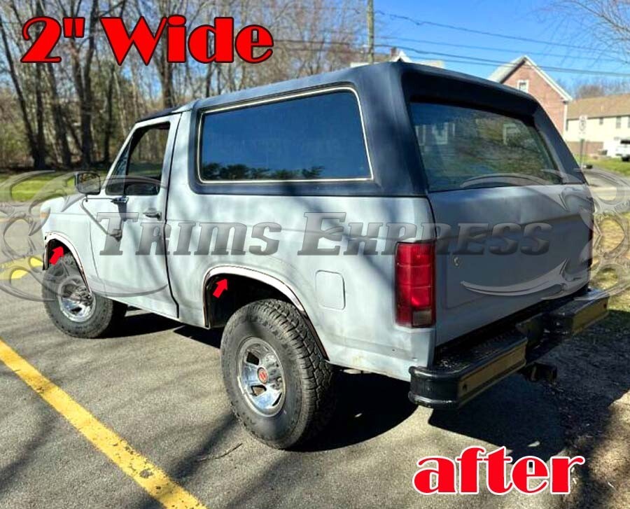 for:1980-1986 Ford F Series F-150/F-250/Bronco Fender Trim Wheel