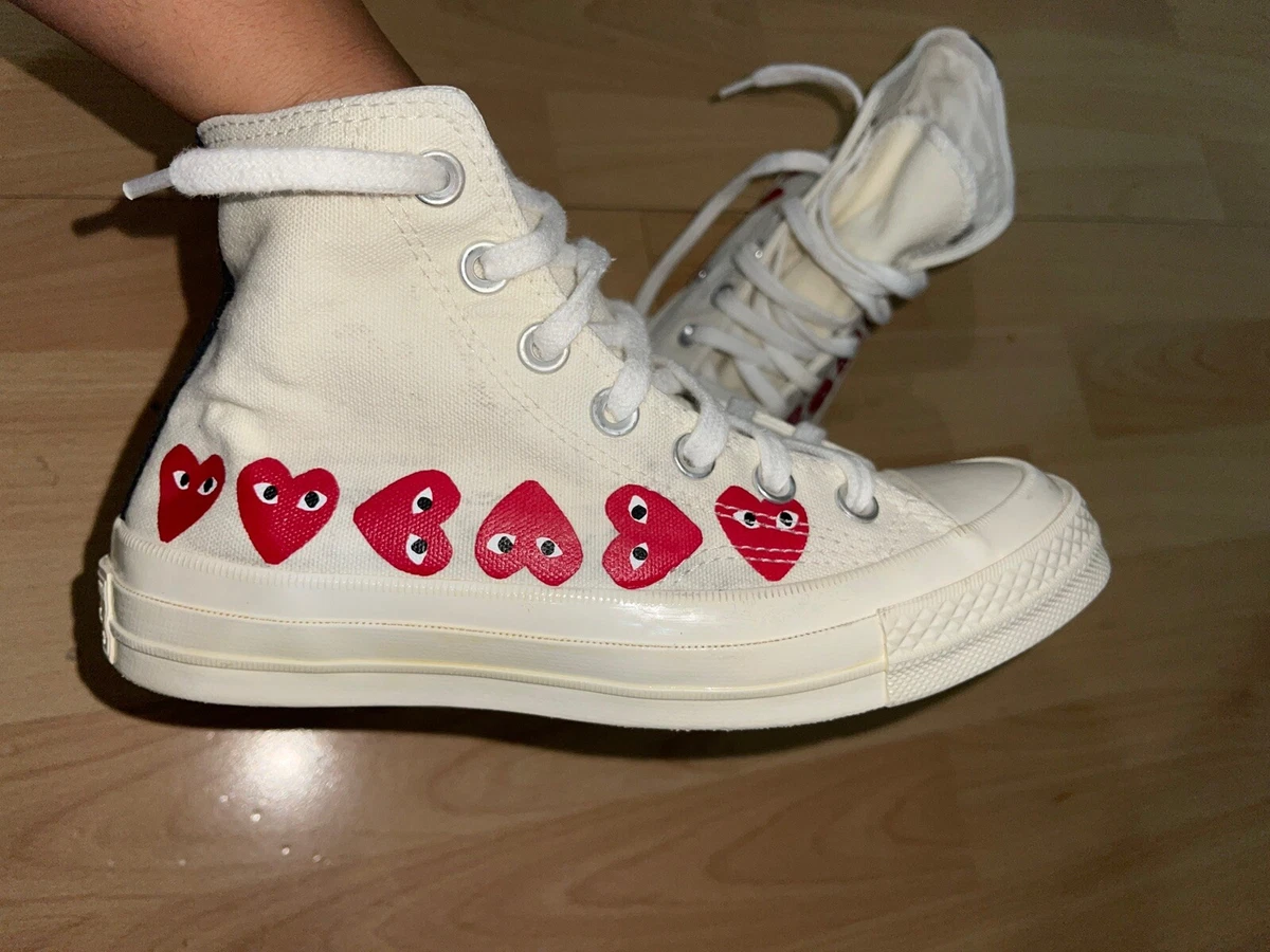 Size 4 comme des garcons converse clearance