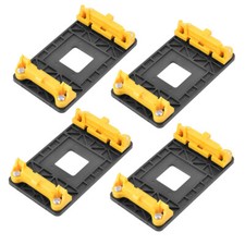 AMD AM2 940 Socket CPU Radiator Fan Holder Yellow Black 4pcs