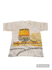 Vintage AOP  Union Pacific Nebraska Adult Single Stitch Shirt Size One Size