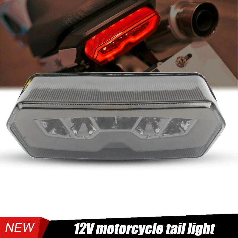 Señales de giro de luz trasera LED de freno integradas para motocicleta Honda MSX/GROM 125 Foto 4 de 4