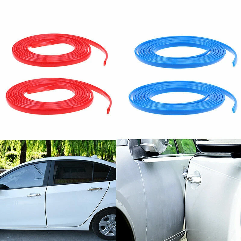 Edge Door Guard Trim Car Molding Protector Auto 20ft Strip Moulding Guards Red - Image 2 of 4