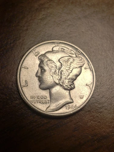 Uncirculated 1944-S San Francisco Mint Silver Mercury Dime