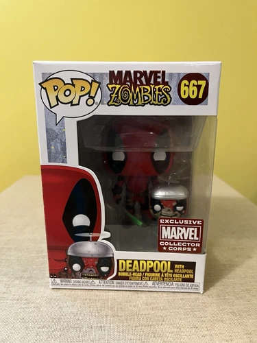 Funko POP! Marvel - Deadpool with Headpool #667 - Collector Corps Exclusive