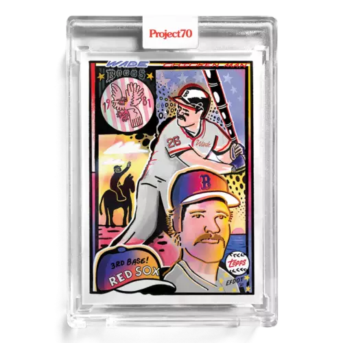 2021 Topps Project 70~1981 Topps Wade Boggs #162~ By Efdot PR:1,393