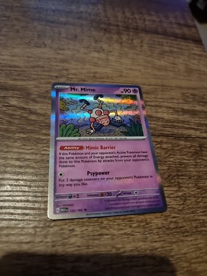 Mr Mime 122/165 Holo Rare, Englisch, Pokémon 151, Packfrisch