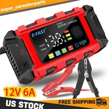 12V Smart Car Battery Charger Automatic Lifepo4 Repair Maintainer Trickle