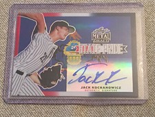 JACK KOCHANOWICZ 2019 Leaf Metal Red White Blue Autograph #7/10 ANGELS PROSPECT