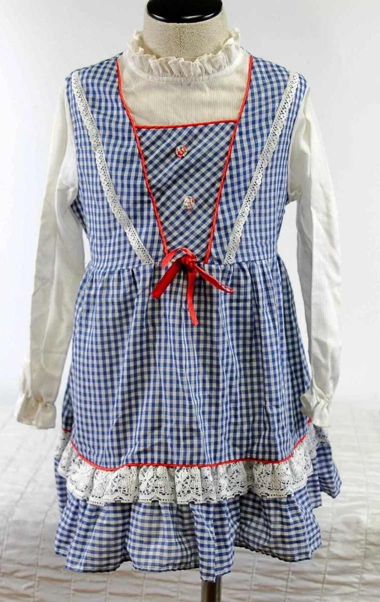 Blue and white checkered dress sale dorothy