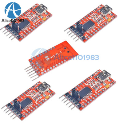 10PCS FT232RL FTDI Serials Adapter Module Mini Port Arduino USB to TTL 3.3V 5.5V