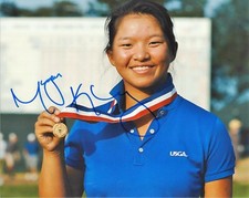 LPGA GOLFER MEGAN KHANG HAND SIGNED 8x10 PHOTO w/COA WOMEN'S GOLF PROOF 