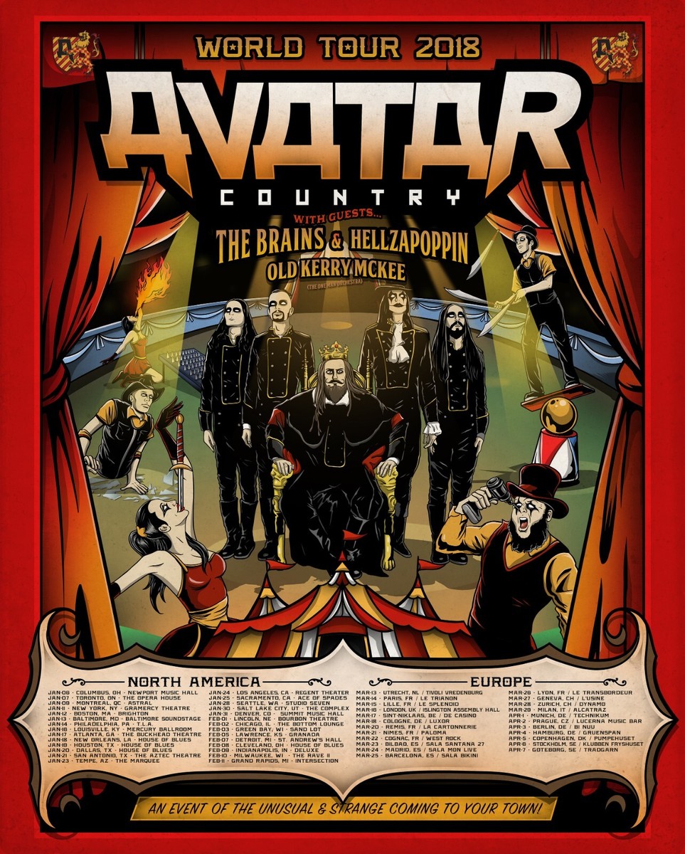 AVATAR / THE BRAINS / HELLZAPOPPIN 