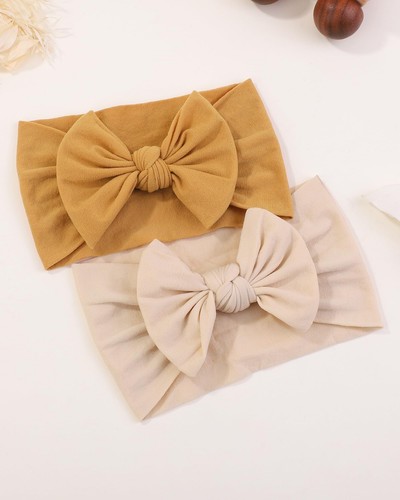3PCS Baby Nylon Headbands Hairbands Hair Bow Elastics for Baby Girls Newborn ... - Picture 6 of 9
