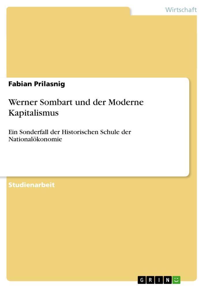 Thumbnail - Werner Sombart Und Der Moderne Kapitalismus Fabian Prilasnig