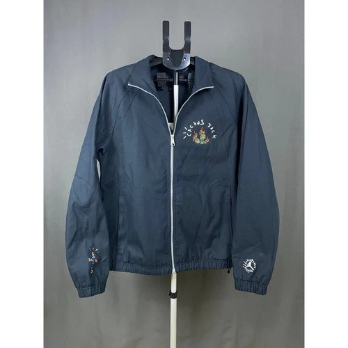 NWT Jordan x Travis Scott Cactus Jack Woven Flight Jacket M image 2