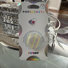 PopSockets PopGrip with swappable top for cell phones Translucent Colorblock