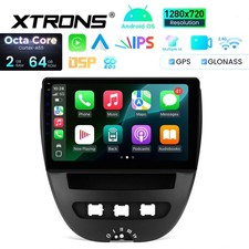 10,1" Android Autoradio Für Toyota Aygo Peugeot 107 Citroen C1 2G+64GB GPS Navi+