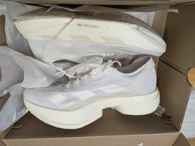 adidas Adizero Adios Pro 4 Running  Size 13 White Sneakers Athletic Shoes JR6366