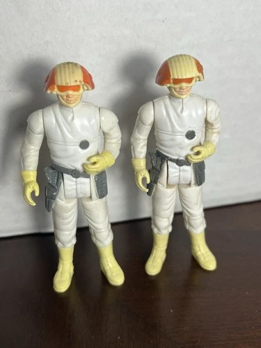 VINTAGE KENNER STAR WARS 1981 CLOUD CAR PILOT LOT OF TWO PILOTS HK VARIATIONS
