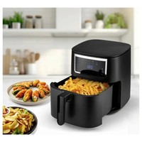 Gourmetmaxx Gourmetmaxx HeißLuft-Fritteuse Digital 7L 1700W Schwarz
