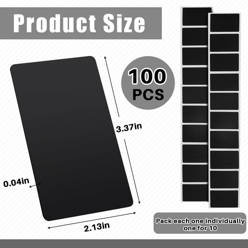 100 pezzi schede NFC vuote PVC nere chip 868 byte schede di memoria a colori digitale P - Foto 2 di 7