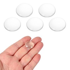 5 Pack Convex Lens, 20mm OD 35mm Focal Length Optical Lenses