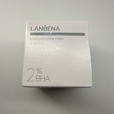 Lanbena 2  BHA Blackhead Remover Nose Plants Pore Strips 1.76 Oz/50g Sealed New
