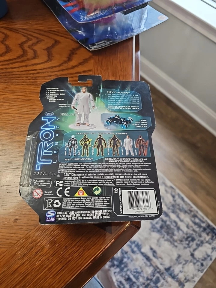 Kevin Flynn TRON Legacy/Spin Master/2010/Disney/videojuego/arcade/ciencia ficción Foto 4 de 4