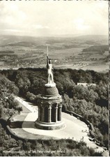Hermannsdenkmal Fliegeraufnahme x 1962