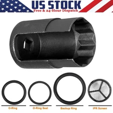 For 2003-2010 6.0L Ford Powerstroke IPR Valve Socket Removal Tool w/ Seal Kit