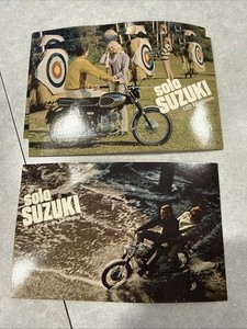 3 Solo Suzuki Postcards Advertising 120 Magnum