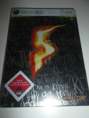 Resident Evil 5 -Collector's Edition -  Xbox 360 Spiel - Steelbook - in OVP
