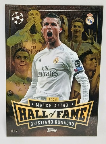 Topps Match Attax 24/25 Cristiano Ronaldo Real Madrid Hall Of Fame HOF2