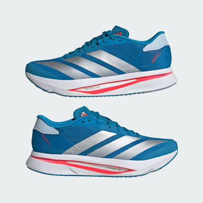 adidas Adizero SL 2 Solar Blue Silver Metallic JQ3129 Men's Size