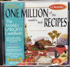 Easy Chef  s One Million Of The World  s Best Recipes 4000 Cookbooks in 1 CD- ROM